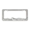 CLA Eagle Metal License Plate Frame - Chrome