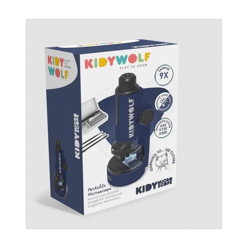 Kidywolf KidyMicroscope - Draagbare Microscoop voor Kinderen Kidywolf