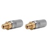 Niejgay 2X Metal Extended PCP Air Charging Quick Release Adapter