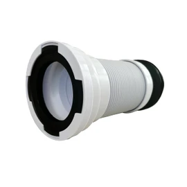 Flexible Toilet Pan Connector Universal WC Toilet Pan Connector Flexi Slinky Waste Soil Pipe 300mm-600mm