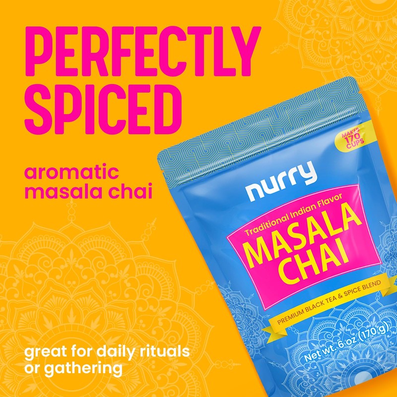 Traditional Masala Chai – Makes 170 Cups – 6 oz