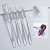 10Pcs White Silicone Nail Art Brushes Reusable Nail Brushes for