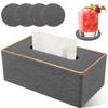 LADSTAG Tissue Box Tissue Dispenser Cosmetic Tissues Box Made of