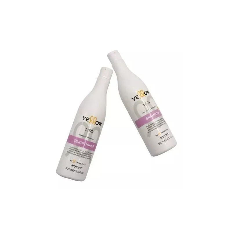 Alfaparf Kit Shampoo + Acondicionador 500ml Alfaparf Yellow Liss