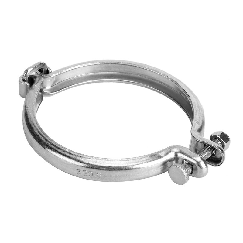 90.8mm 3.57in Turbocharger Turbo V Band Clamp Set Fit for