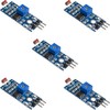 MV ELECTRONICA 5 Piezas MÓDULO Sensor DE LUZ FOTORRESISTIVO LDR