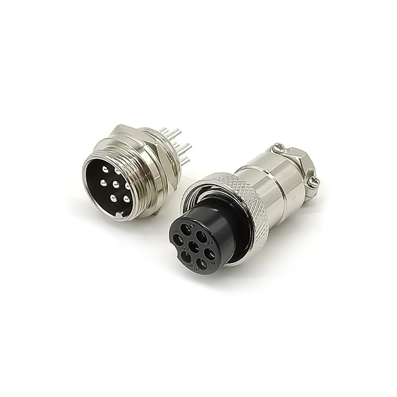 Elecbee GX20 7 Pin Connector Thread Metal Aviation Cable Connector
