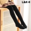L&K-II 4611 Thermal Tights Girls Children's Tights with Inner Lining