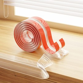 NICEIN® 5 Meters Clear Corner Protectors for Kids, PVC Strips, Corner Protector, Wall Protector, Edge Protection, Transparent Foam Anti-Collision, Edges and Corners for Kids