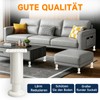 Aoyfuwell 4 Pz Piedi Regolabili Neri, 12-18 cm (altezza regolabile)
