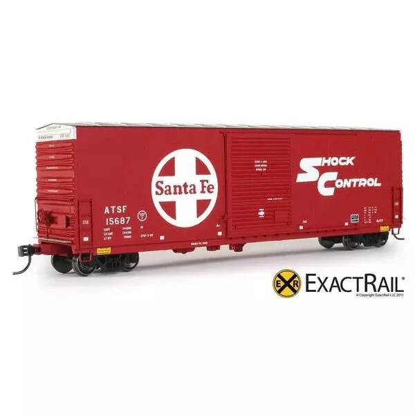 ExactRail HO PC&F 6033 cu. ft. Hy-Cube Box Car Santa