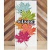 2pcs Christmas Maple Leaf Metal Die Cuts,Merry Christmas Autumn Maple