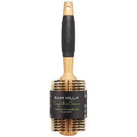 Sam Villa Signature Series Nylon and Boar Bristle Hair Brush Round Styling Brush