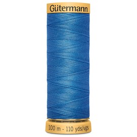 Gutermann Natural Cotton Thread 110 Yards-Sky Blue