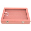 Pin Display Case Clear Dustproof Medal Display Case Frame for