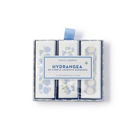 Hydrangea 30 Pc Bandages in Gift Box Includes 3 Colorations/Patterns - Plastic