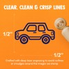 Car Vehicle Automobile Rubber Stamp for Stamping Crafting Planners -