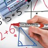 Pentel Maxiflo Whiteboard Marker Fine Bullet Tip (Assorted Pack of