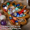 Curawood Lotus Crystal Tray for Stones - Display Your Crystals
