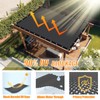 KANAGAWA 90% Sun Shade Cloth 12'X 12' Outdoor Pergola Shade