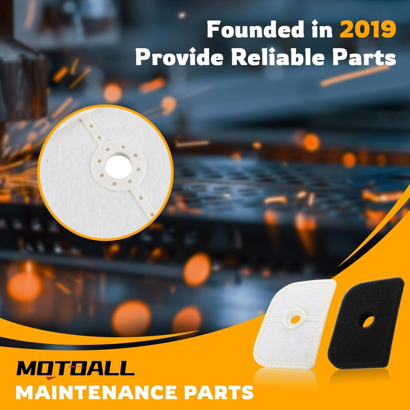 MOTOALL 576401601 577851501 Air Filter for Husqvarna 525L 525LS 525RS