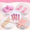 100 Sets Disposable Manicure Kit Basics 4 Piece Nail Kit