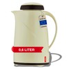 Helios Wave Plastic Vacuum Jug, Vanilla, 0.6 Litre