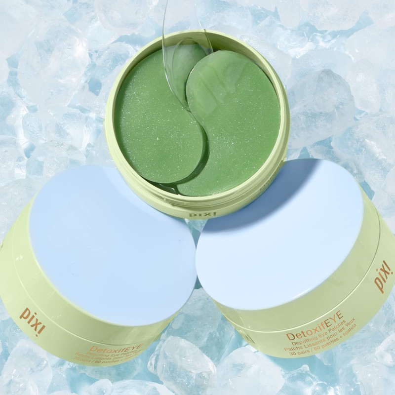 Pixi Detoxifeye Decongestant Hydrogel Eye Patches, Hyaluronic Acid, Gold Caffeine