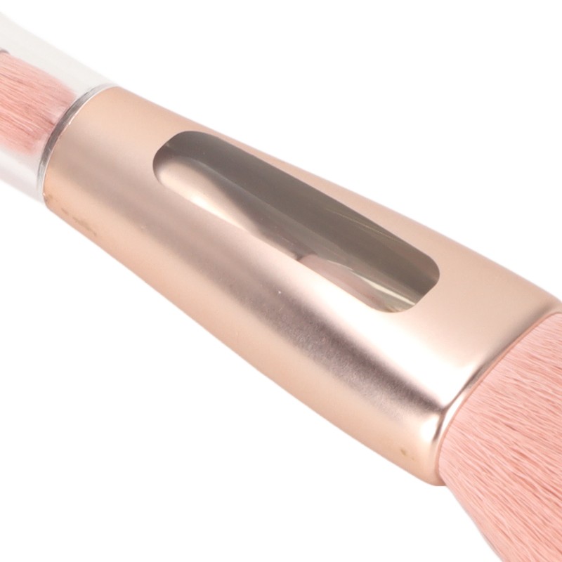 4 in 1 Makeup Brush Simple Elegant Portable Transparent Handle