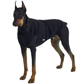 Lucky Petter Dog Sleeveless Tank Top Cotton Shirts for Dogs Plain Sleeveless T-Shirts Soft Breathable Cool Dog Shirt pet Clothes (3X-Large, Black)