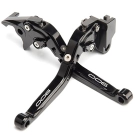 For Z900 Z 900 2017 2018 2019 2020 2021 2022 2023 2024 CNC Adjustable Foldable Extendable Brake Clutch Lever Motorcycle (Black)