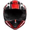 Raider 2131015 GX3 Unisex-Child MX Off-Road Helmet (Red, Youth Large)