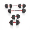 6-in-1 HMS SGN120 Weight Set (Barbell Dumbbell and Kettlebell) 20