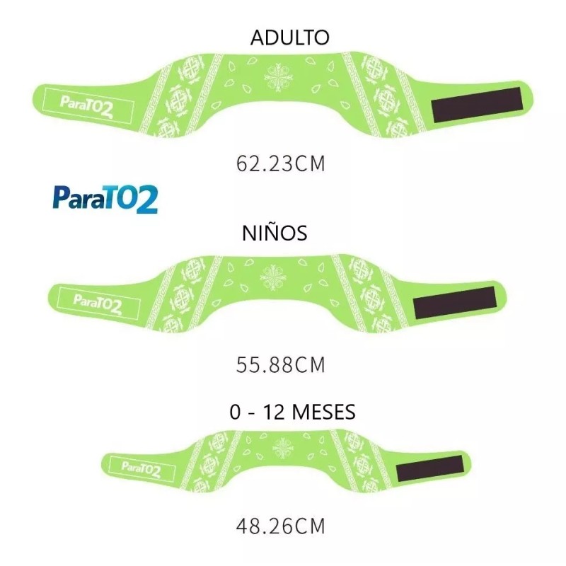 PARATO2 Banda Diadema Natacion , Neopreno 3.5 Mm Cuida Los