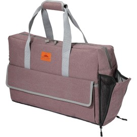 CAMPINGMOON Camping Stove Carry Case for Coleman 2-burner Stove Canvas CM-B Pockets for Gas Fuel