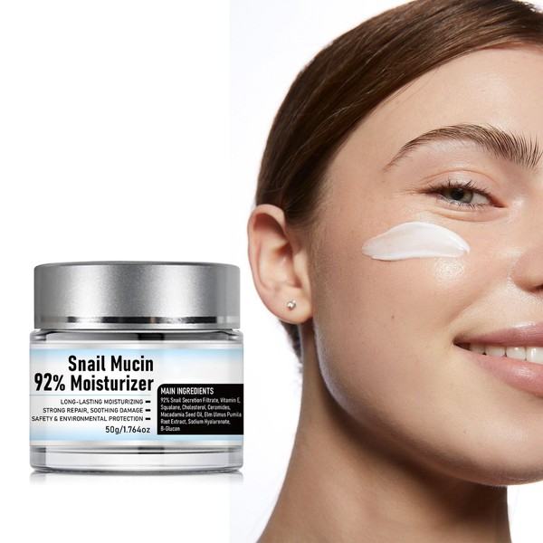 Snail Mucin 92% Moisturizer for Face – Deep Hydration, Skin