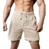 JOTOOK Men's Casual Drawstring Corduroy Shorts Elastic Waist Summer Shorts