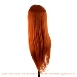 Professional 60cm Hairdressing Dolls Styling Mannequin Head Long Hair Practice Training