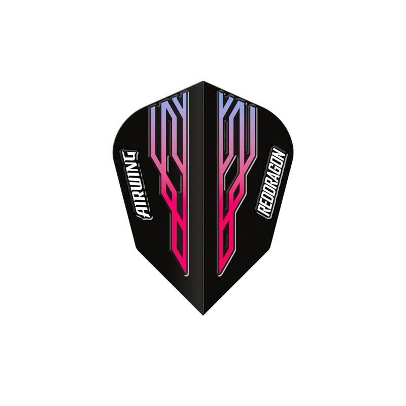 RED DRAGON Airwing Unique Moulded Black, Pink & Blue V-Standard