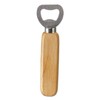 Borussia Dortmund Unisex BVB Flaskeåbner Med Træhåndtag Bottle Opener, Wood,