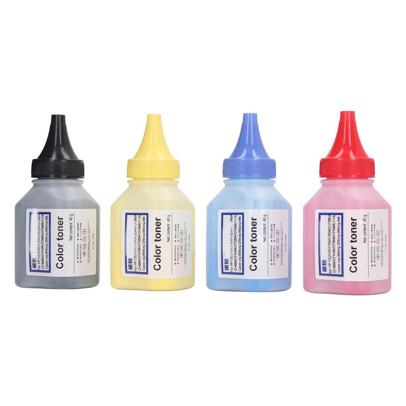 Colorful Black Printer Toner Powder Chip Set for CF350A CE310A
