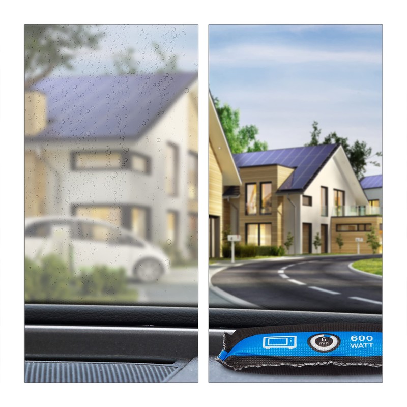 Relaxdays Set car defogger sponge