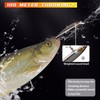 Fishing Lure Set with Sound Bead, Multicoloured Coating, 3 Hooks,