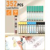 Nicpro Blocky Gear Metal Mechanical Pencil Set with Leather Case,