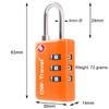 TSA Approved Luggage Locks Suitcase Locks with Open Alert (2