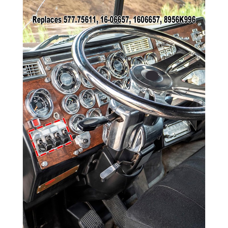 AUGREX Toggle Headlight Switch Fit for Peterbilt 330 357 359