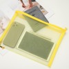 PATIKIL A4 Mesh Zipper Pouch Bags, 5 PCS Mesh Bags
