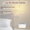 Máquina Ruido Blanco Bebé Dormir Con Luz Nocturna 28 Sonido