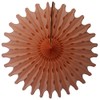 Devra Party 6-Pack 18 Inch Honeycomb Tissue Paper Fan (Peach)