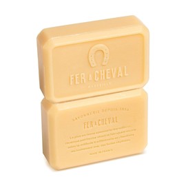 Fer à Cheval Marseille Soap Gentle Perfumed Soap Bar Set of 6, Seaside Citrus Scent, 125 g/4.41 oz, Hypoallergenic, Made in France